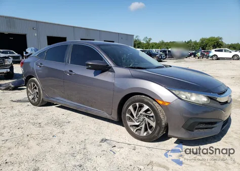 2018 Honda Civic Ex from USA, damaged, VIN 19XFC2F75JE036499